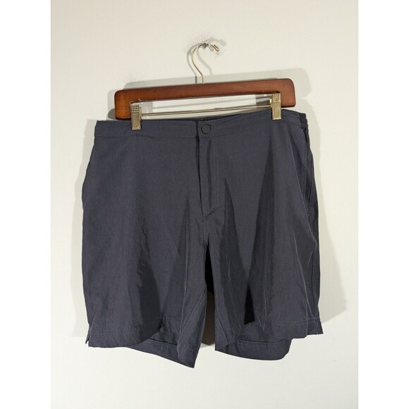 Eubi Shorts Men Sz L Charcoal Hybrid Outdoor Hiking Golf Performance - Picture 1 of 11